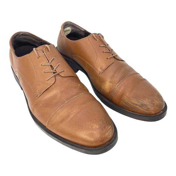 Shoes For Crews Senator Slip & Oil Resistant Men's Brown Style 1211 Size US 12 - Picture 1 of 8